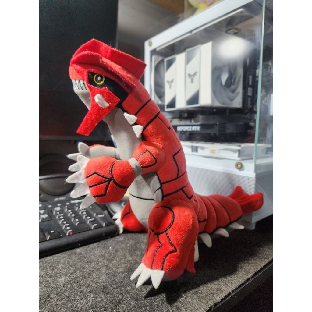Gấu bông Pokemon Groudon P.C, Pokemon plush, gấu 2hand
