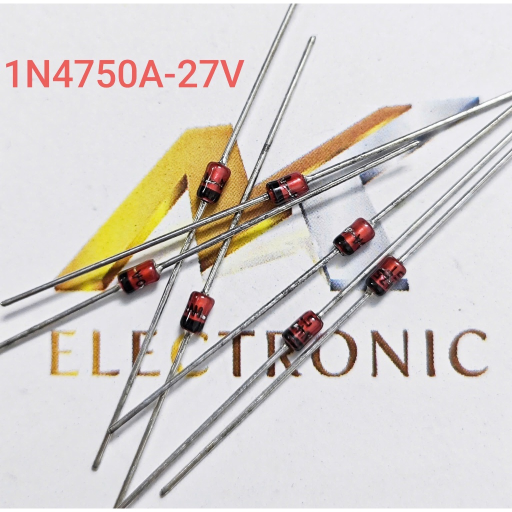 (Combo 20 con) Diode Zener 27V 1W 27V 1N4750A (combo)