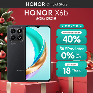  Điện thoại Honor X6b 6GB+128GB | Pin 5200mAh Camera 50MP AI tần số quét 90Hz | BH 18 Tháng 