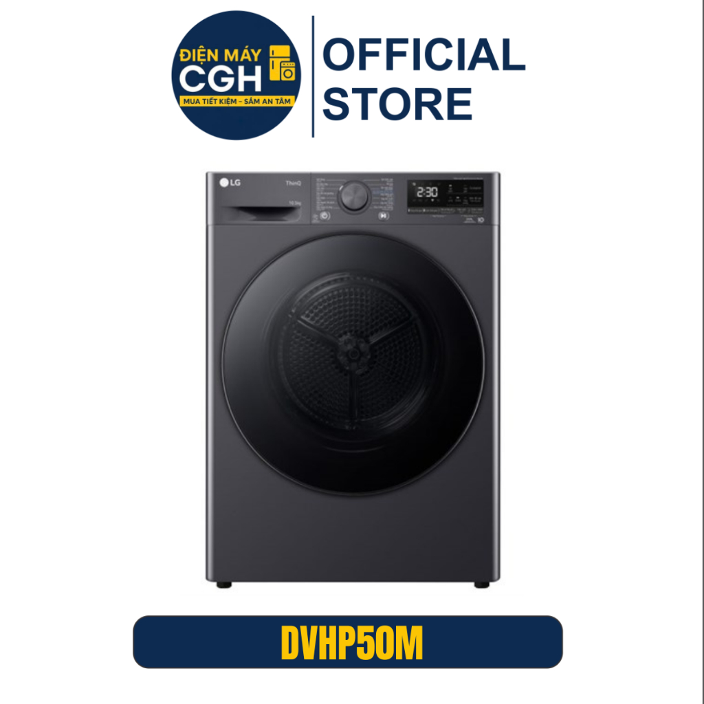 Máy Sấy LG bơm Nhiệt 10.5 Kg(đen) DVHP50M