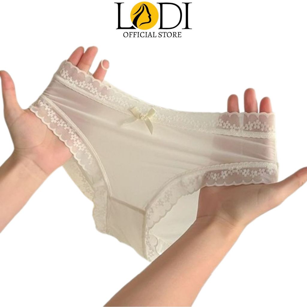 Quần Lót Ren Nữ LADI Cao Cấp Thiết Kế Su Lụa Phối Ren hoa thoáng mát gợi cảm MÃ 1271