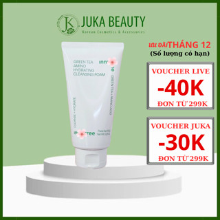  Sữa rửa mặt trà xanh Innisfree Green Tea Foam Cleanser  Hydrating Amino Acid Cleansing Foam 