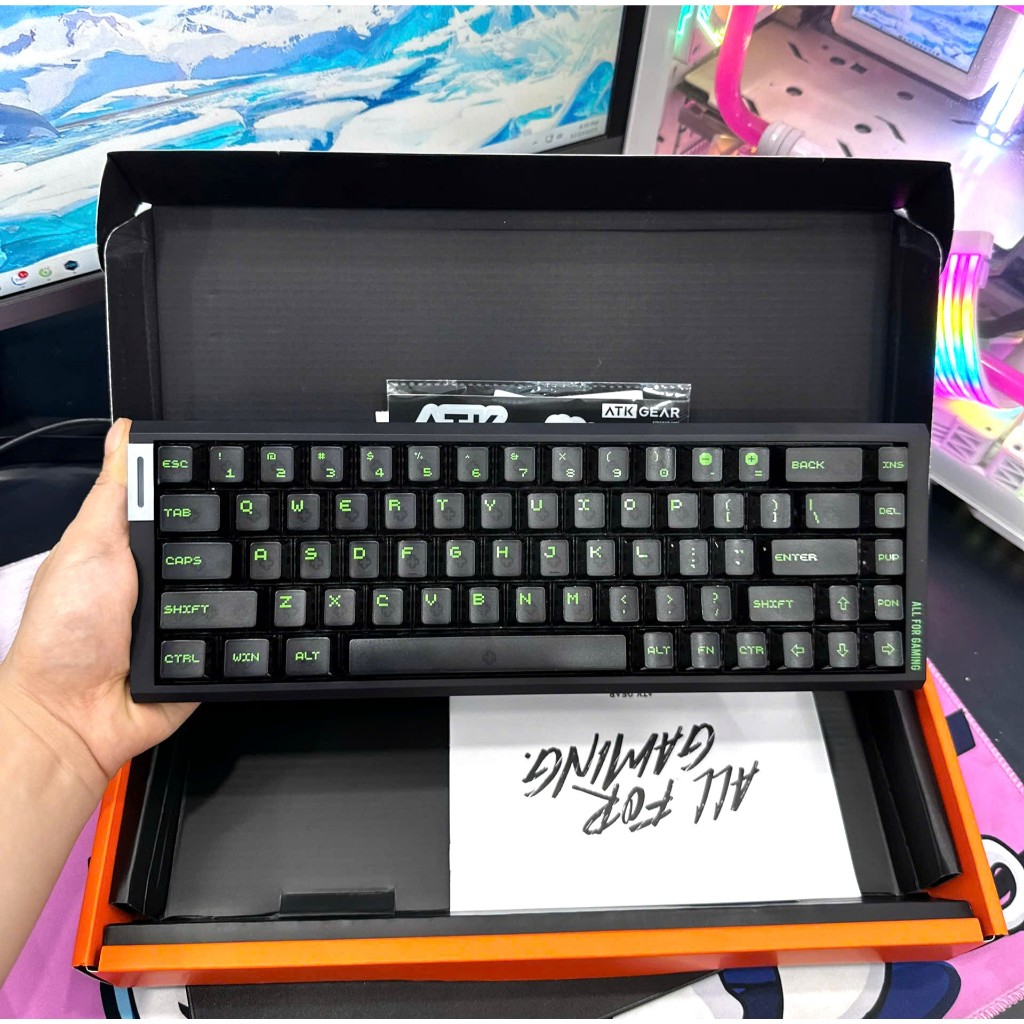 Bàn phím HE ATK RS6 Air 8khz / RS7 Air / RS7 Turbo / RS63 Air RGB - 8000Hz Polling Rate , giá rẻ nhấ