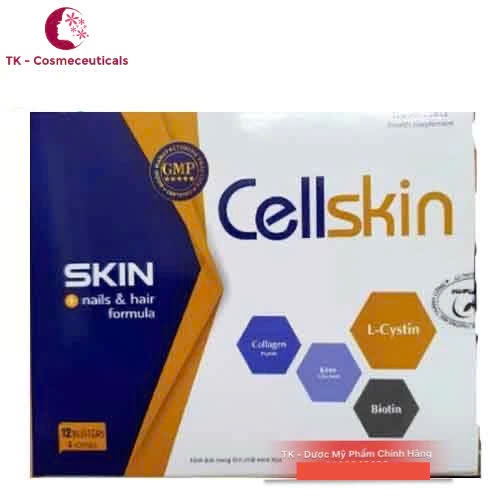 Cellskin Đẹp Da, Chống Lão Hóa, Giảm Sạm Nám, Tàn Nhan - Hộp 60 Viên