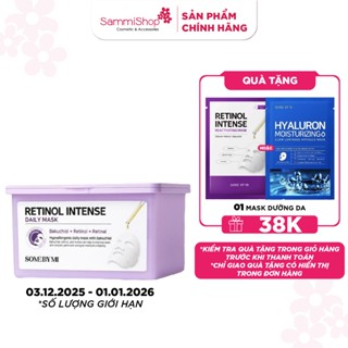  Some By Mi Hộp mặt nạ giấy Retinol Intense Daily Mask 350ml  hộp 30 miếng  