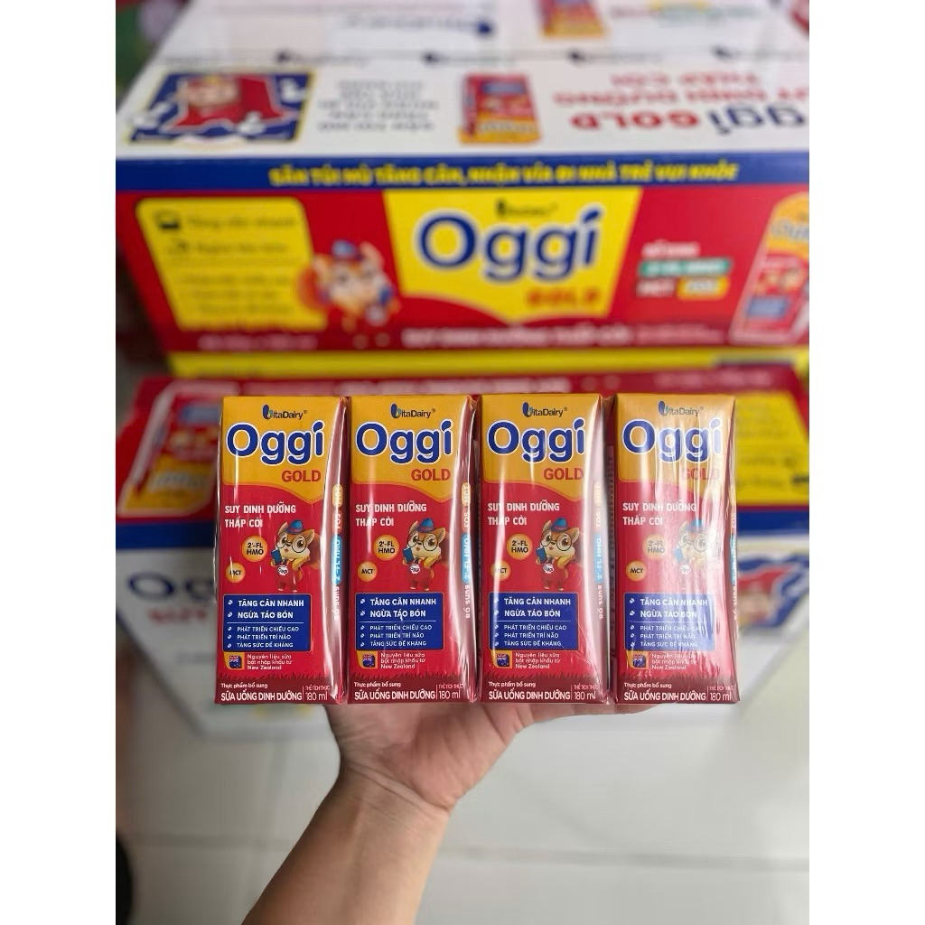 COMBO 2 lốc Oggi gold 180ml, 110ml