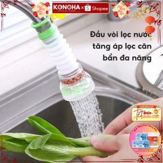 Đầu Vòi Giảm Áp Lực Nước KONOHA - Combo 5 Đầu Vòi Lọc Nước Thông Minh Gắn Được Mọi Loại Vòi