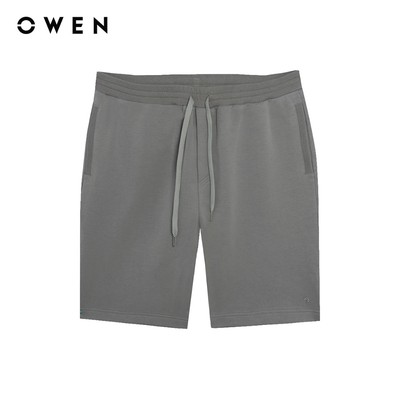 Owen - Quần nỉ Regular Fit SN256141 màu Xám nhạt chất liệu Cotton poly spandex