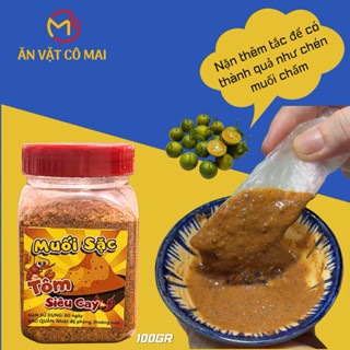 Muối Sặc Tôm Siêu Cay - Hủ 100gr - GIA VỊ ĂN KÈM