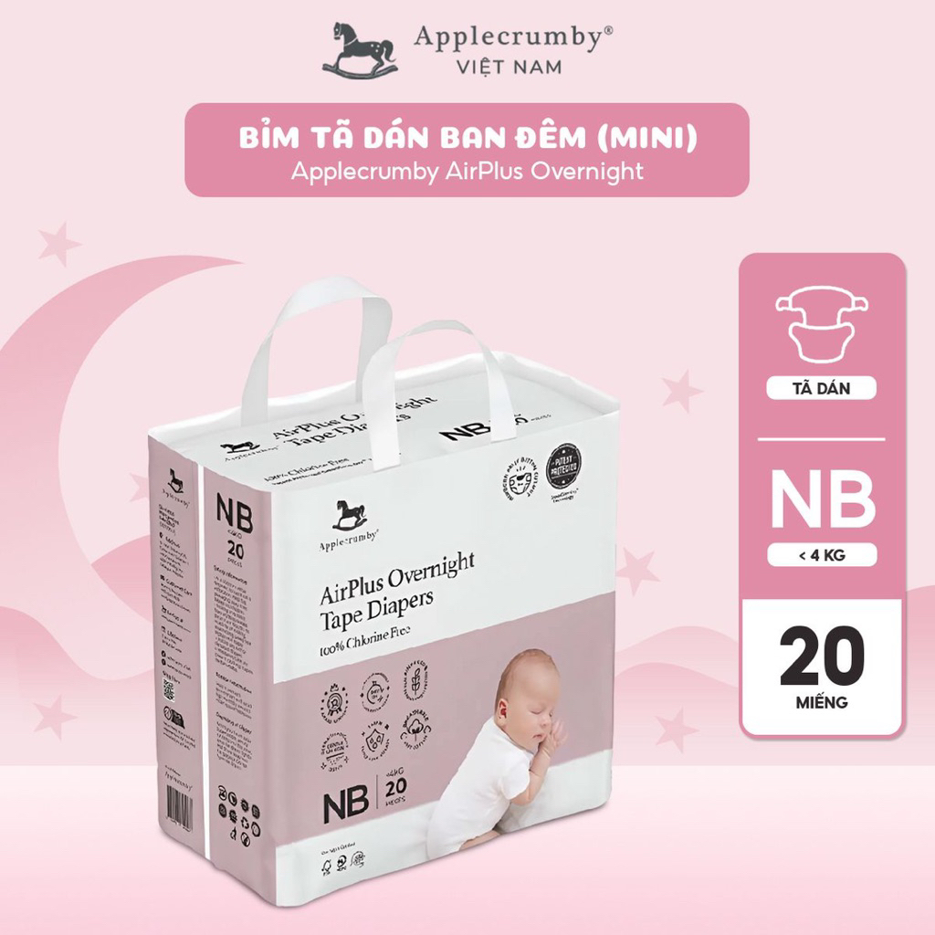BỈM ĐÊM APPLECRUMBY PHIÊN BẢN AIRLPLUS MINI
