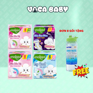 Băng vệ sinh Molped Bông Organic Tự nhiên mềm mại siêu thấm - Nhãn hàng Molfix công ty Hayat