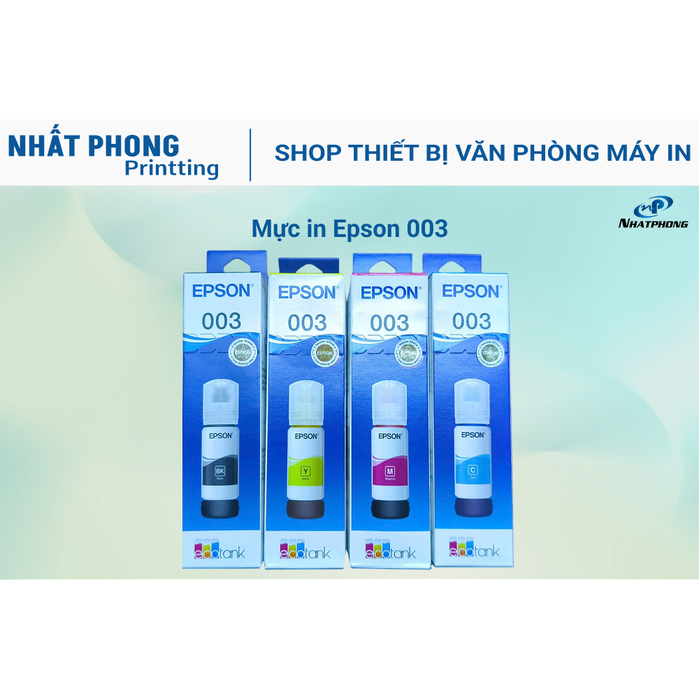 Mực Epson 003 - Mực dành cho máy Epson L1210 / L3210 / L3250