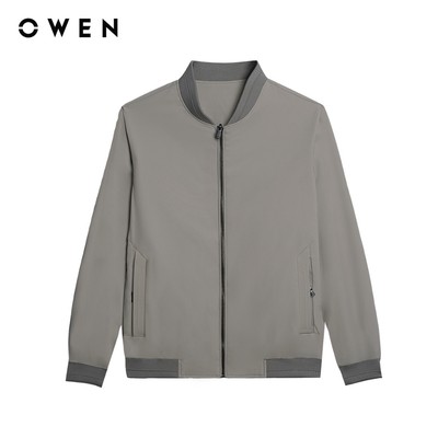 Owen - Áo khoác Regular Fit JK256071 màu Be chất liệu Polyester