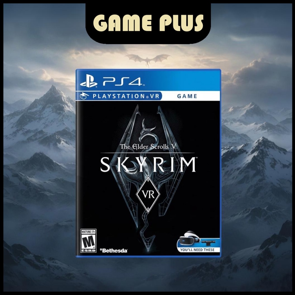 Đĩa Game VR 2ND The Elder Scrolls V Skyrim 5 VR cho kính thực tế ảo VR PS4