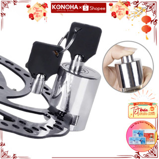 Khóa Phanh Đĩa Chống Trộm Xe Máy Chất Liệu Thép Không Gỉ Nguyên Khối Thiết Kế Thông Minh An Toàn