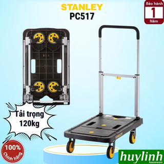 Xe kéo đẩy hàng 4 bánh gấp gọn stanley sxwtd-pc517 - tải trọng 120kg