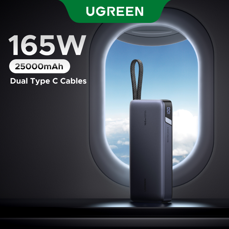 Ugreen 145W Power Bank 25000mAh Di Động PD Sạc Nhanh PowerBank Cho Laptop Notebook | B