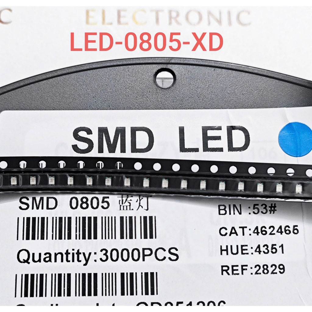 (Combo 50 con) LED 0805 (SMD) màu xanh dương 0805 (Combo)