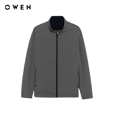 Owen - Áo khoác Regular Fit JK256171 màu Xanh tím than chất liệu Polyester