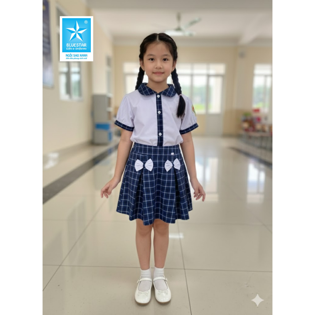 Áo đồng phục học sinh nữ - Tiểu học Võ Trường Toản