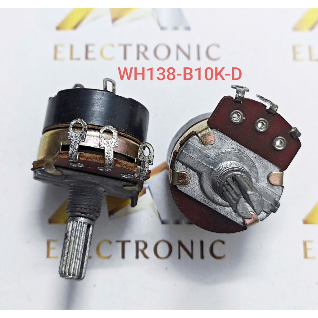 Chiết áp WH138 B10K đơn - Chiết áp đơn 10K (combo)