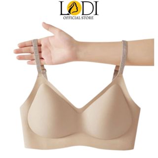  Áo Lót Nữ Áo Bra Nữ LADI Đúc Su Có Hương Hoa Kháng Khuẩn Dây Đeo Lấp Lánh Đệm Dày Không Gọng Nâng Ngực Chống Xệ Mã V09 