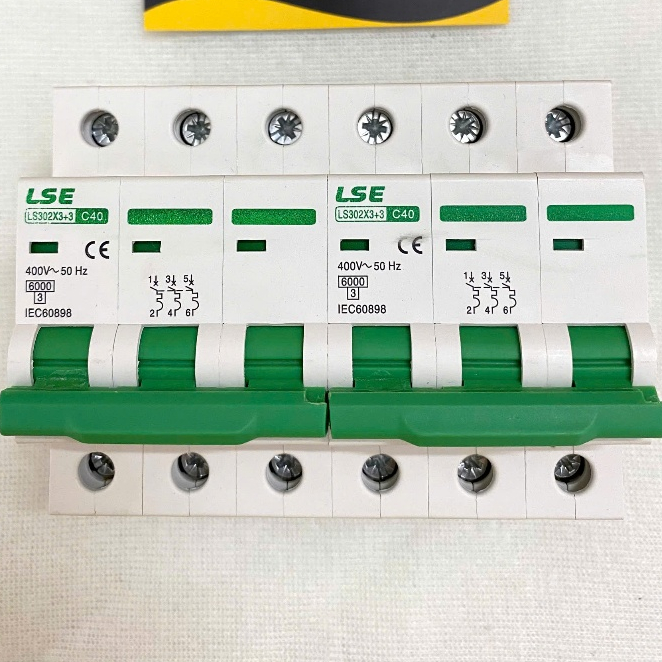 Aptomat Đảo Chiều Dạng Aptomat 3 Pha 32A - 40A -50A-63A-LSE - Cầu Dao Đảo Tự Động