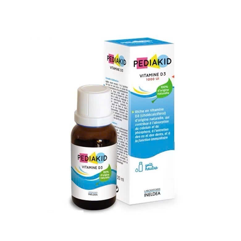 (CHÍNH HÃNG) Pediakid Vitamin D3 / Bổ Sung Vitamin D3 Cho Bé