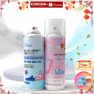 Chai Xịt Thơm Khử Mùi Giày Dép Nano Bạc Diệt Khuẩn Khử Mùi Hôi Tất Vớ Lưu Hương Lâu Dung Tích 260ml