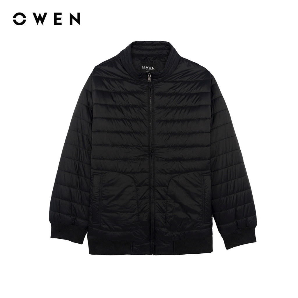 Owen - Áo khoác Regular Fit JK256092 màu Xanh tím than chất liệu Polyester