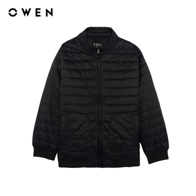 Owen - Áo khoác Regular Fit JK256092 màu Xanh tím than chất liệu Polyester