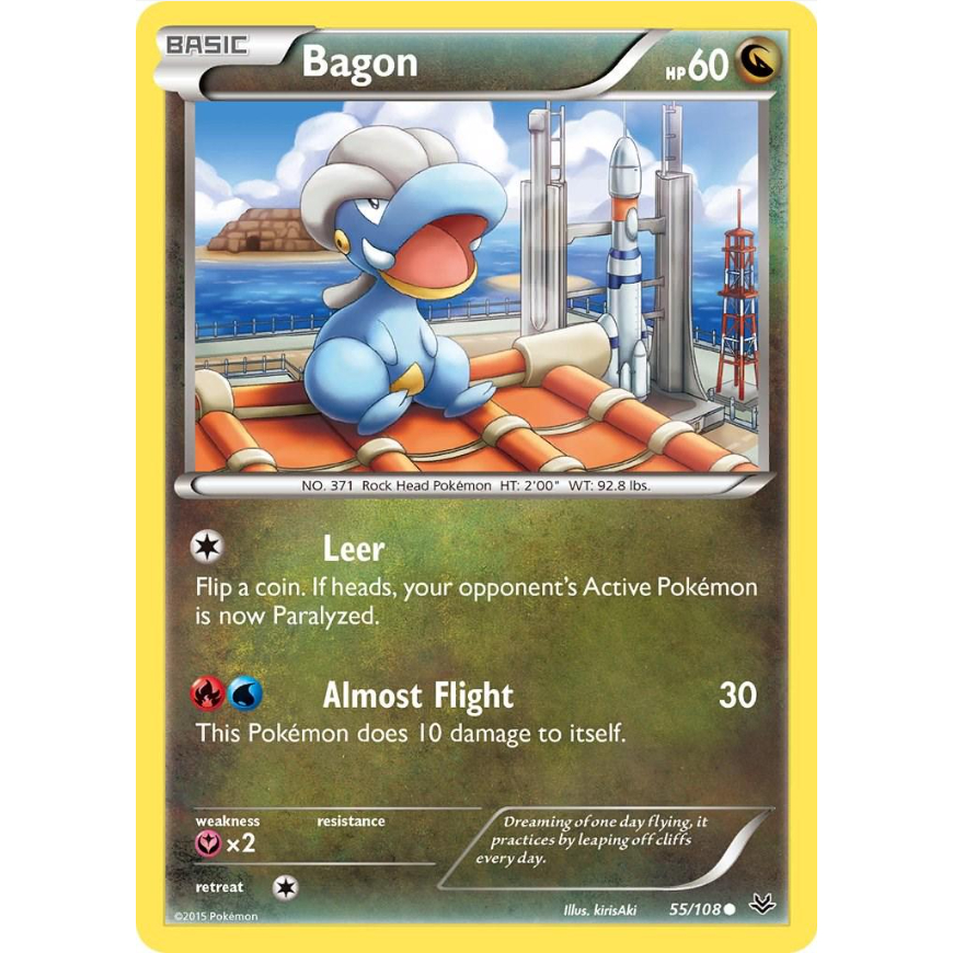 [Thẻ bài Pokemon TCG] Bagon - 55/108 - Common