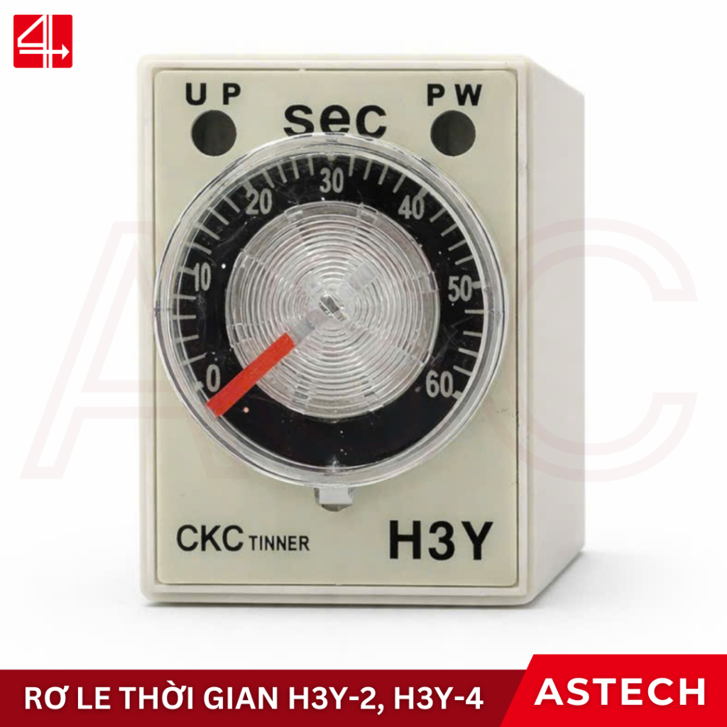 Rơ Le Thời Gian H3Y-2 / H3Y-4 – Tặng Kèm Đế (10S-60M), TIMER H3Y-2 .H3Y-4