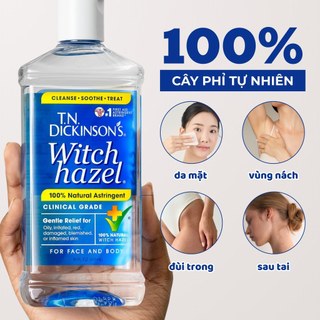 [Bill Mỹ] Toner cây phỉ Dickinson's Original Witch Hazel 473ml