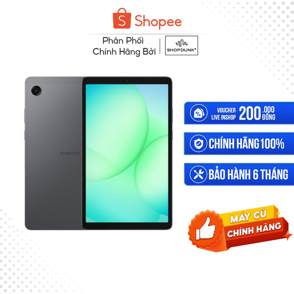 [Máy cũ] Samsung Galaxy Tab A11 Wifi, 4GB/64GB, Xám