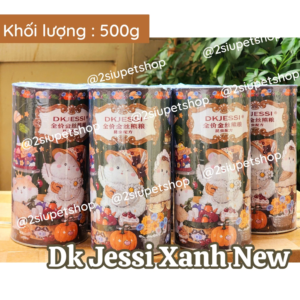 [ Dk jessi] Thức ăn Dk Jessi Xanh Phiên bản nâng Cấp lên tới 65 thành phần. sản phẩm Dk jessi hồng t