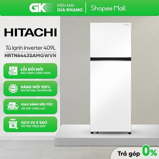 Hrtn6443samgwvn tủ lạnh hitachi inverter 407 lít