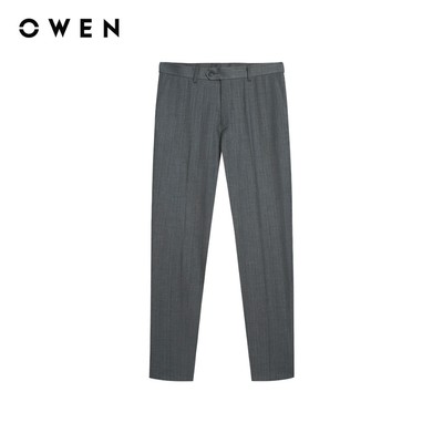 Owen - Quần tây Slim Fit QS257093 màu Xám chất liệu TR Spandex
