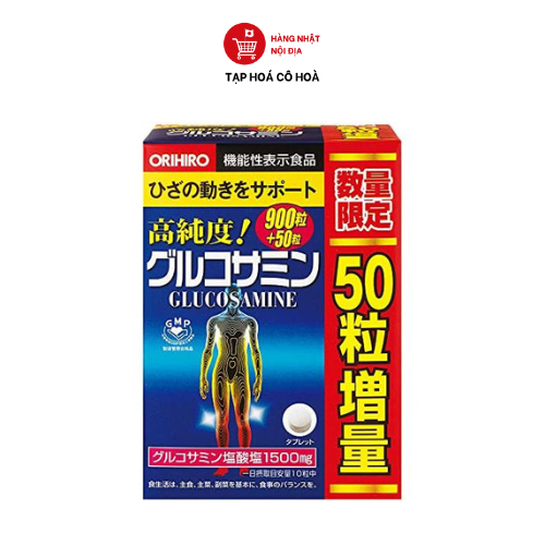 Viên uống bổ xương khớp Glucosamine 1500mg Orihiro (950 viên)