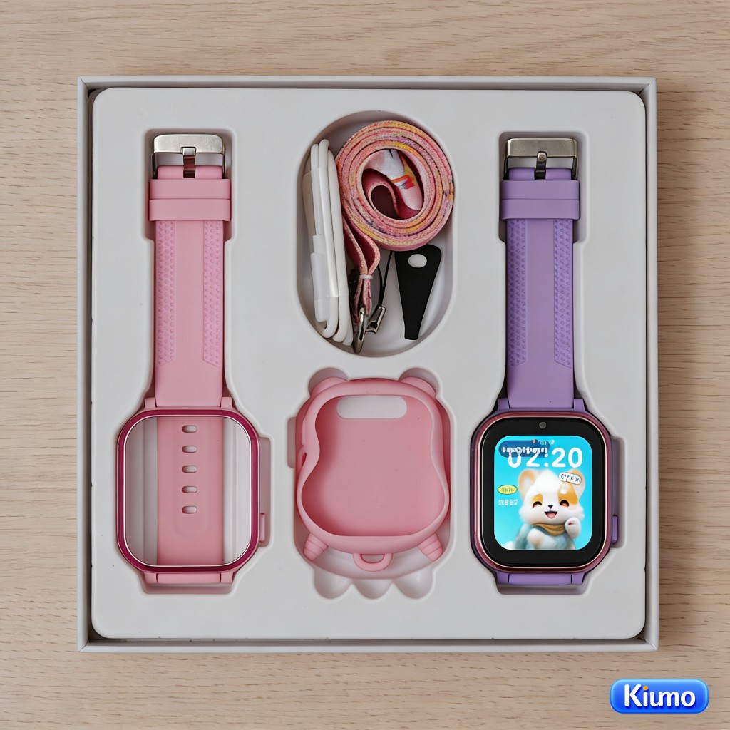 【T59C】Kiumo Đồng Hồ Thông Minh Trẻ Em 4G T59 Màn Hình IPS 1.83 inch Camera 8MP Định Vị LBS GPS WiFi 