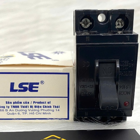 CB CÓC LSE, Cầu dao cao cấp CB LS104 (Aptomat Chính Thái LSE màu đen 10A/15A/20A/30A/40A)