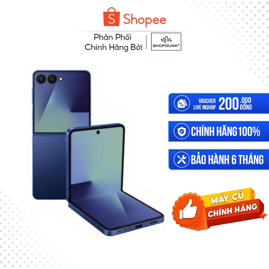 [Máy cũ] Samsung Galaxy Z Flip7 12GB/256GB Full Hộp Đầy Đủ Phụ Kiện Zin