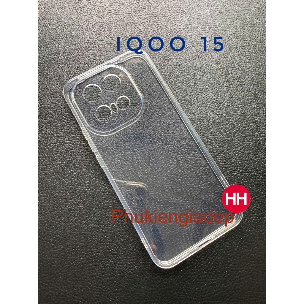 Ốp lưng dẻo Vivo iQOO 15, iQOO 15 Ultra trong Suốt Bảo Vệ Camera