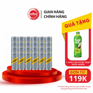  Lốc 24 lon Nước giải khát Schweppes Nước Soda 320ml Lon Sale 25.12 Coca-Cola_SP 