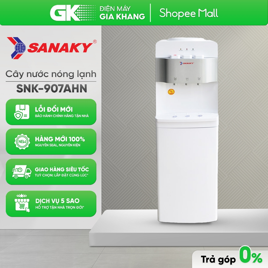 SNK-907AHN - Cây Nước Nóng Lạnh Sanaky SNK-907AHN [Freeship HCM]