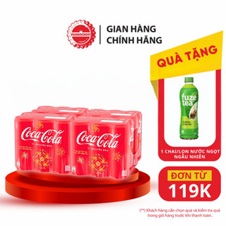  Thùng Lốc 24 Lon Nước Giải Khát Coca-Cola Vị Nguyên Bản Original Lon 320ml Sale 25.12 Coca-Cola_SP 