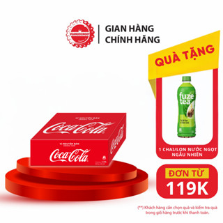  Thùng 24 Lon Mi-nhon Nước Giải Khát Coca-Cola vị Nguyên Bản Original 235ml Lon Sale 25.12_SP 