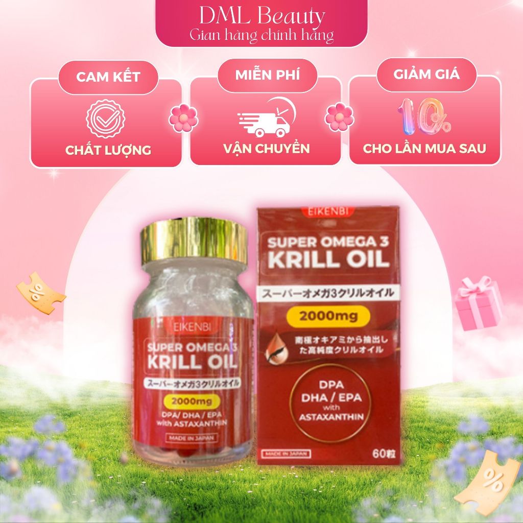 Viên uống dầu nhuyễn thể SUPER OMEGA 3 KRILL OIL