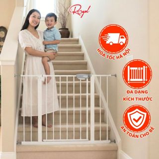   HỎA TỐC HÀ NỘI  Thanh chắn cửa Royal an toàn cho bé không cần khoan đục chất liệu chắc chắn 