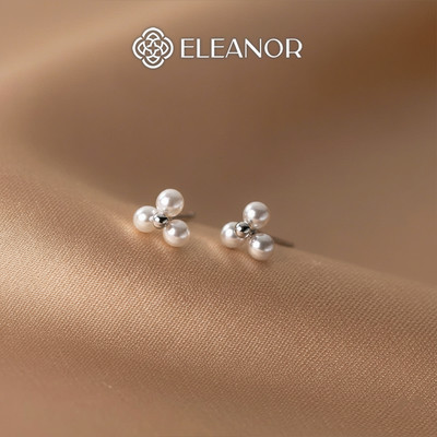 Bông tai nữ chuôi bạc 925 Eleanor Accessories basic phụ kiện trang sức khuyên tai mini 11156
